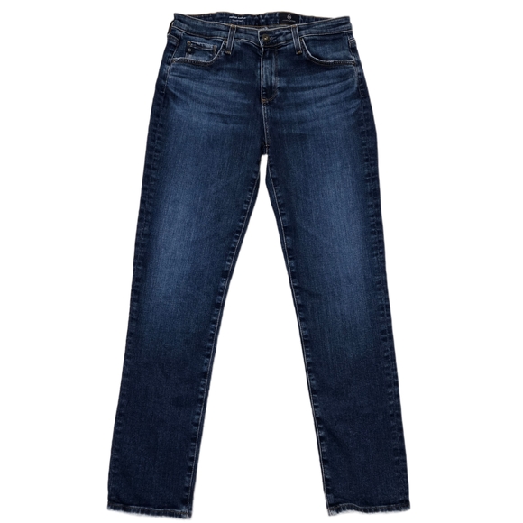Ag Adriano Goldschmied Denim - ​AG Adriano Goldschmied Prima Cigarette Ankle Dark Blue Wash Jeans Size 28R